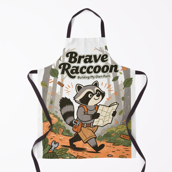Item preview, Brave Raccoon – Building My Own Path designed and sold by NatalieJeans.