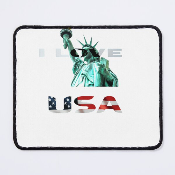Item preview, I Love USA – Statue of Liberty & American Flag Pride Design designed and sold by GloboStyle Design .