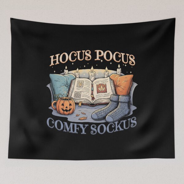 Item preview, Hocus Pocus Comfy Sockus | Cozy Halloween Reading | Spooky Fall Book Lover  designed and sold by AnAzArt.