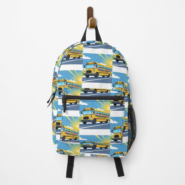 Item preview, Balade Amusante en Bus Scolaire avec Chauffeur Sympathique.Fun School Bus Ride with Friendly Driver designed and sold by Drawingshirts.