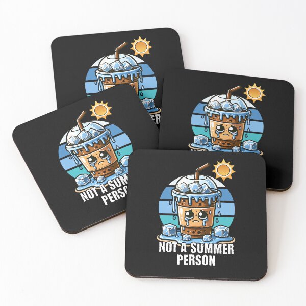 Item preview, Not A Summer Person Iced Coffee designed and sold by Belarte.shop.