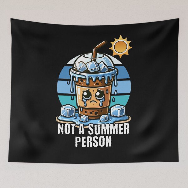 Item preview, Not A Summer Person Iced Coffee designed and sold by Belarte.shop.
