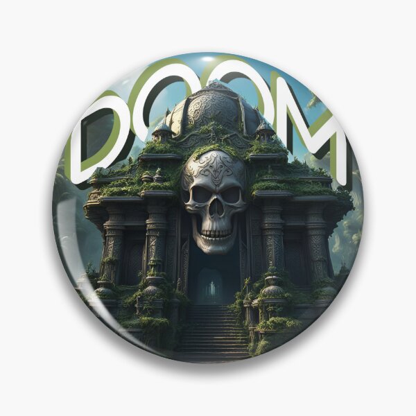 Item preview, Temple Hall of Doom Mysterious Adventure Design | Dark Fantasy Exploration Art designed and sold by ArtsyExplorer.