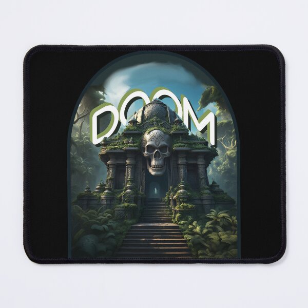 Item preview, Temple Hall of Doom Mysterious Adventure Design | Dark Fantasy Exploration Art designed and sold by ArtsyExplorer.
