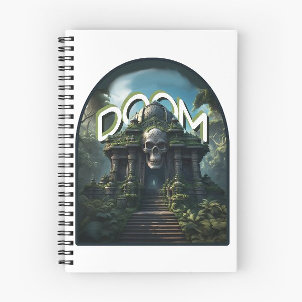 Item preview, Temple Hall of Doom Mysterious Adventure Design | Dark Fantasy Exploration Art designed and sold by ArtsyExplorer.