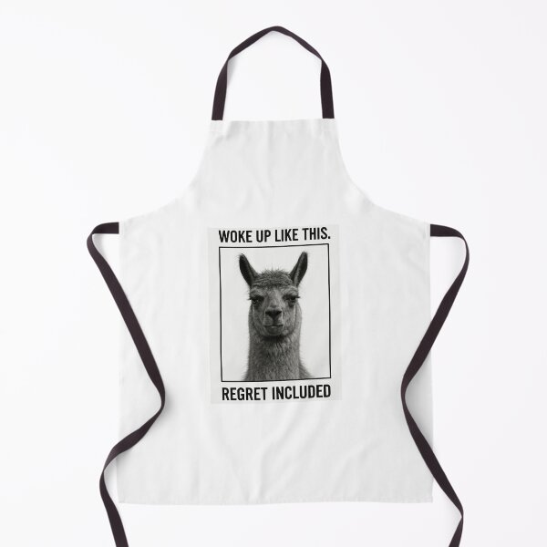 Item preview, I woke up like this birthday funny prank meme gift weird llama satire designed and sold by CheeseBlueprint.
