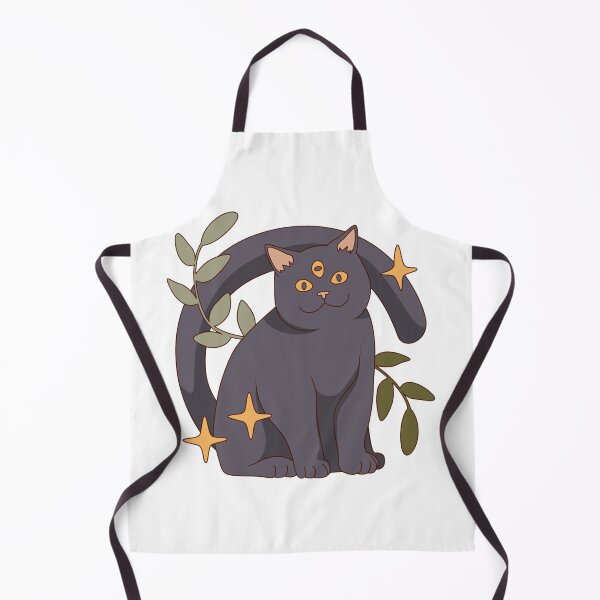 Item preview, Black cat with third eye designed and sold by Yangartworks.