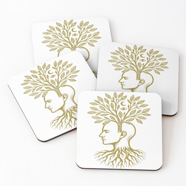 Item preview, Roots of Thought – Tree Mind Silhouette designed and sold by Art-Tacos.