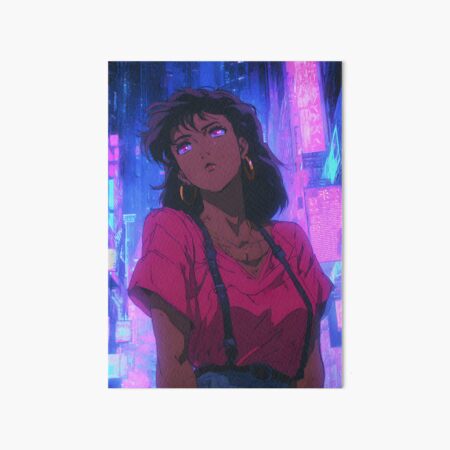 Item preview, Synthwave Anime - Neon Retro Atmosphere designed and sold by bapupa.