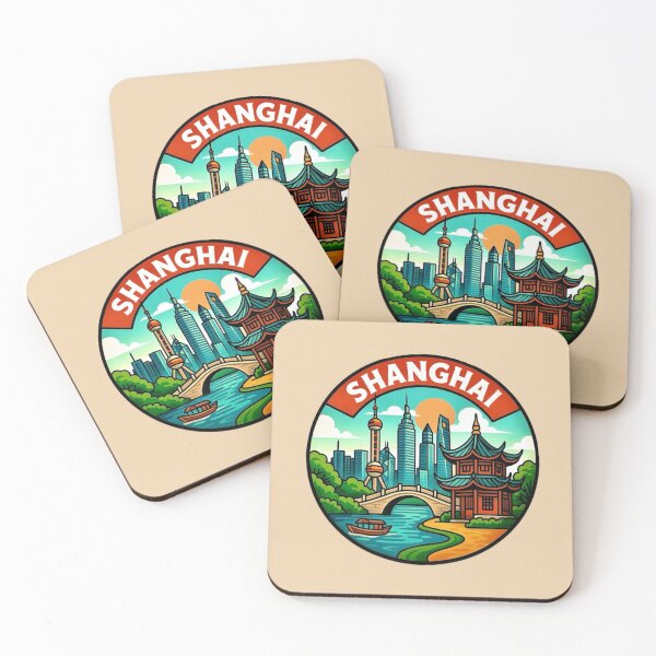 Item preview, Shanghai, China - Skyline & Cultural Charm designed and sold by Myra365Art.