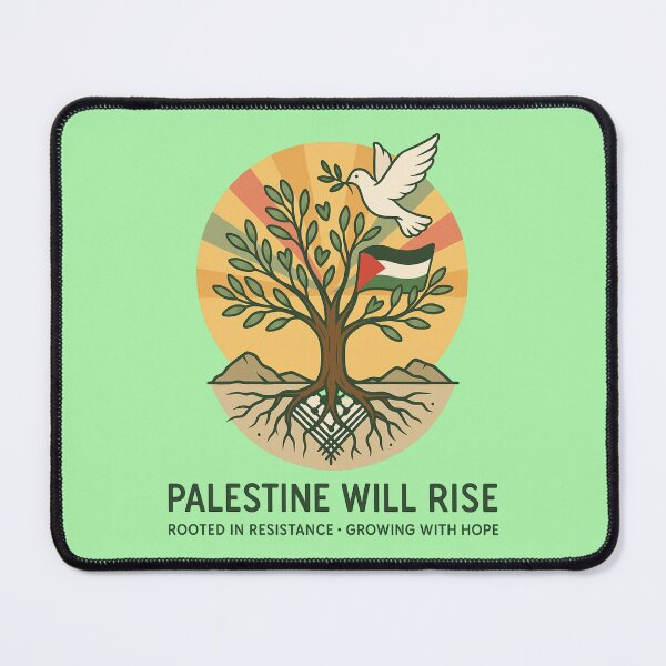 Item preview, Free Palestine – Gaza Olive Tree of Hope Symbolic Art designed and sold by Timeless Design.