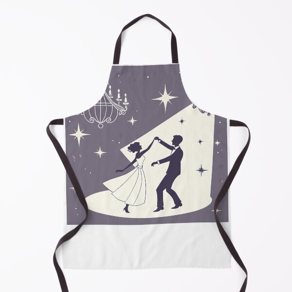 Item preview, The bride and the groom dancing under sparkly lights designed and sold by Merrylands Artshop.