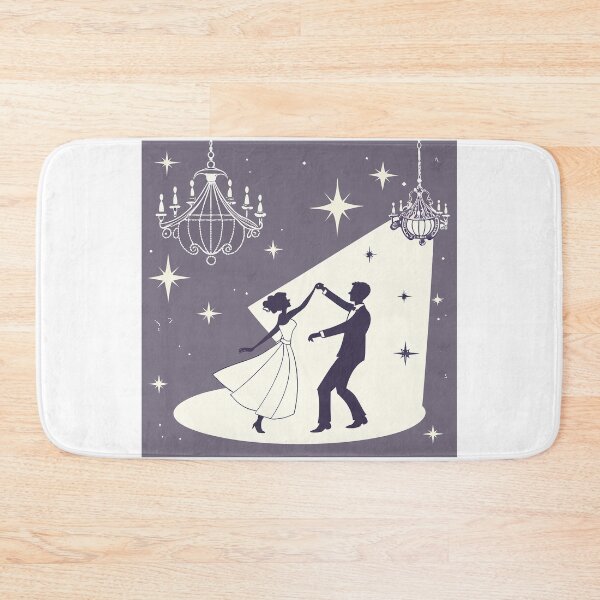Item preview, The bride and the groom dancing under sparkly lights designed and sold by Merrylands Artshop.