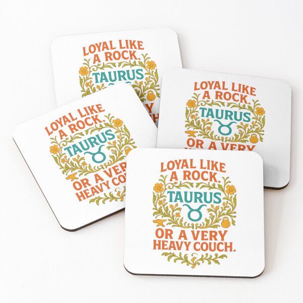 Item preview, Taurus “Loyal like a rock. Or a very heavy couch.” Art Nouveau T-Shirt | Humorous Zodiac Gift designed and sold by MySpiritTravels.