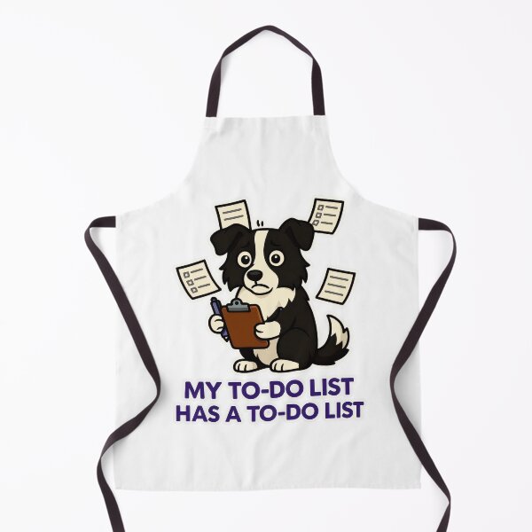 Item preview, Overwhelmed Dog Humour - My To-Do List Has a To-Do List Productivity Design designed and sold by EdgyEdgeArt.