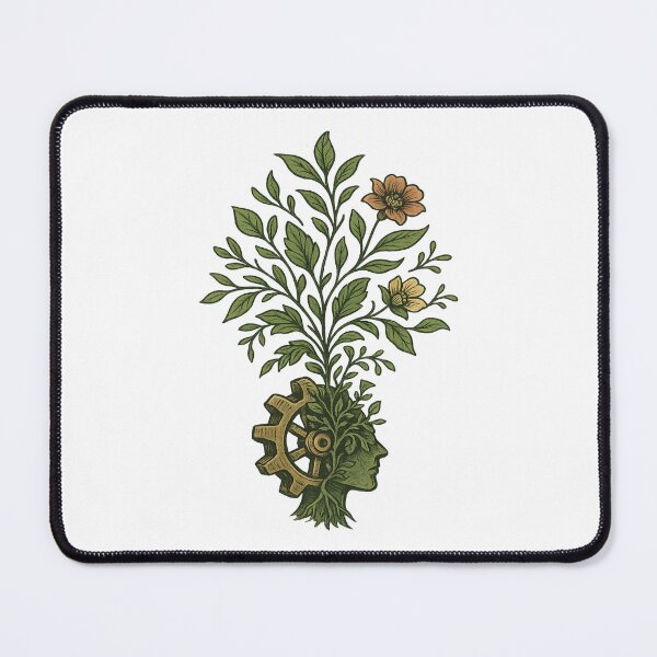 Item preview, Mechanical Garden – Nature Over Machine designed and sold by Art-Tacos.