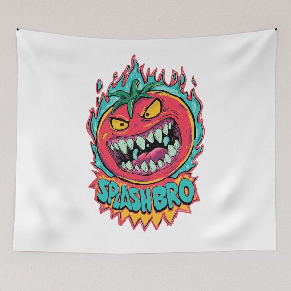 Item preview, Splash Bro – Urban Graffiti Cartoon Tomato designed and sold by Gaviani Design Studio.