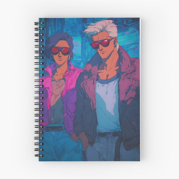Item preview, Synthwave Anime - Timeless Neon Animation designed and sold by bapupa.