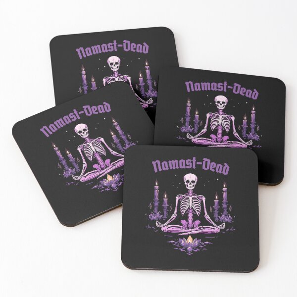 Item preview, Namast-dead | Yoga Skeleton Halloween designed and sold by AnAzArt.