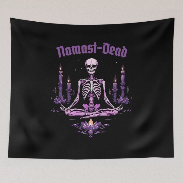 Item preview, Namast-dead | Yoga Skeleton Halloween designed and sold by AnAzArt.