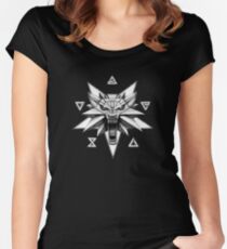 The Witcher - Logo Signs Women's Fitted Scoop T-Shirt