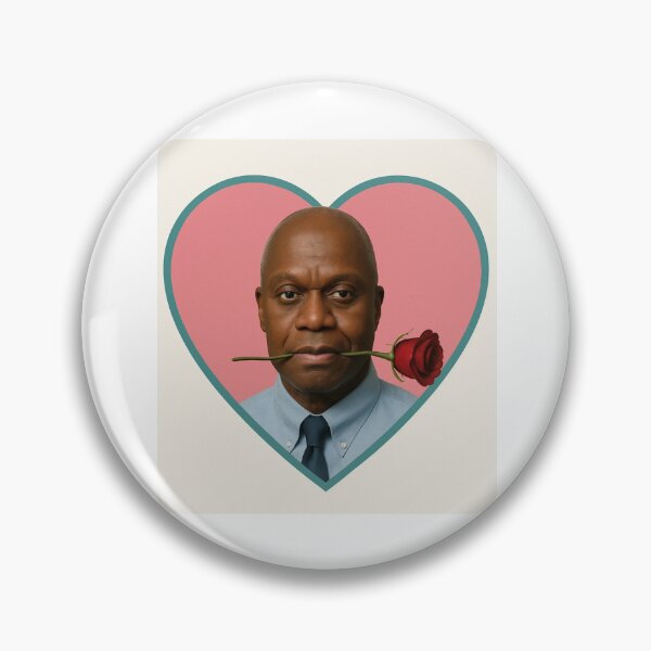 Item preview, Captain Ray Holt Happy Valentine's Day funny prank love heart meme designed and sold by CheeseBlueprint.