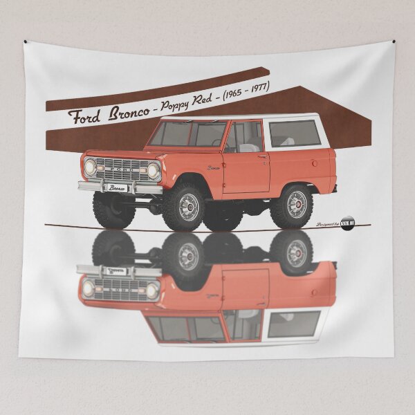 Item preview, Ford Bronco - Poppy Red (1965–1977) – The Original 4x4 designed and sold by Azaziel.