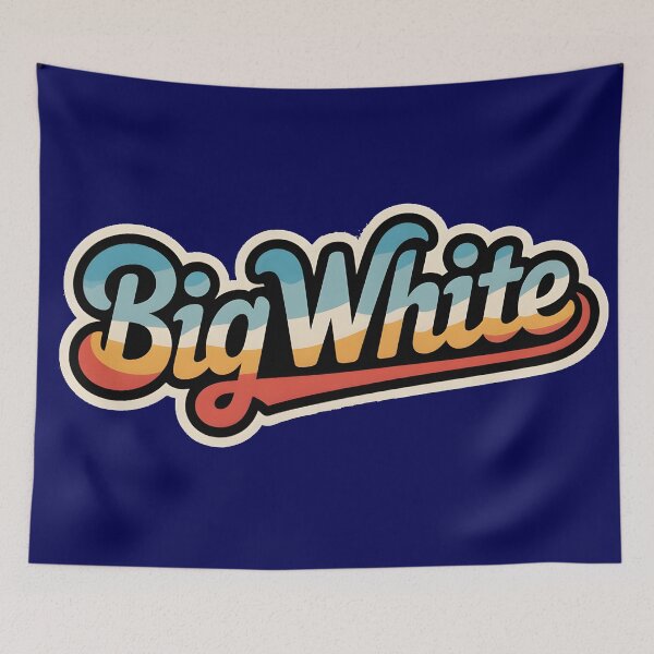 Item preview, Big White Ski Resort Retro Sticker – Vintage Canada Ski Souvenir designed and sold by tokyojeff.
