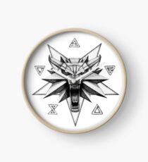 The Witcher - Logo Signs Clock