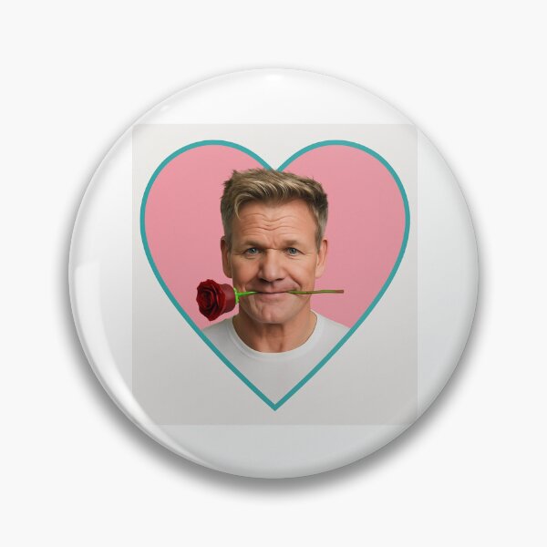 Item preview, Gordon Ramsay Happy Valentine's Day funny prank love heart meme designed and sold by CheeseBlueprint.