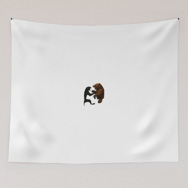 Item preview, Epic Battle – Black Panther vs Brown Bear Realistic Wildlife Art designed and sold by ZoranSizik.
