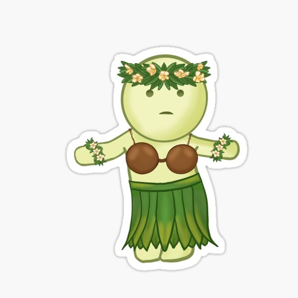 Item preview, Hawaiian Smiski Hula designed and sold by camigiftstudio.