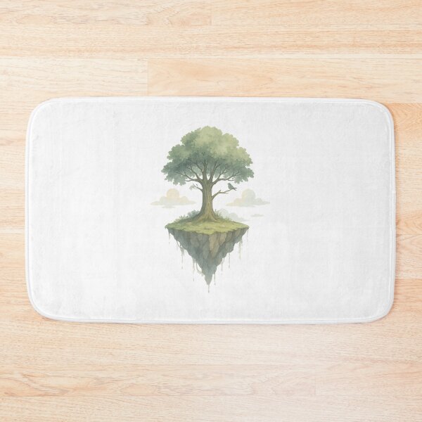 Item preview, Floating Island Tree – Roots Above the Clouds designed and sold by Art-Tacos.