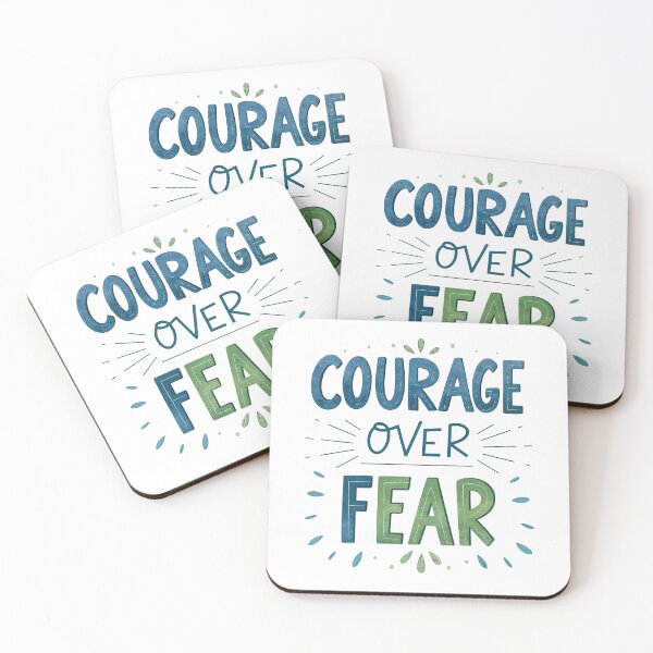Item preview, Courage over fear designed and sold by nimmitrends.