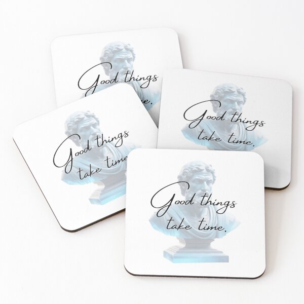Item preview, Good Things Take Time by Stoic Philosopher Epictetus  designed and sold by LexaArtworks.