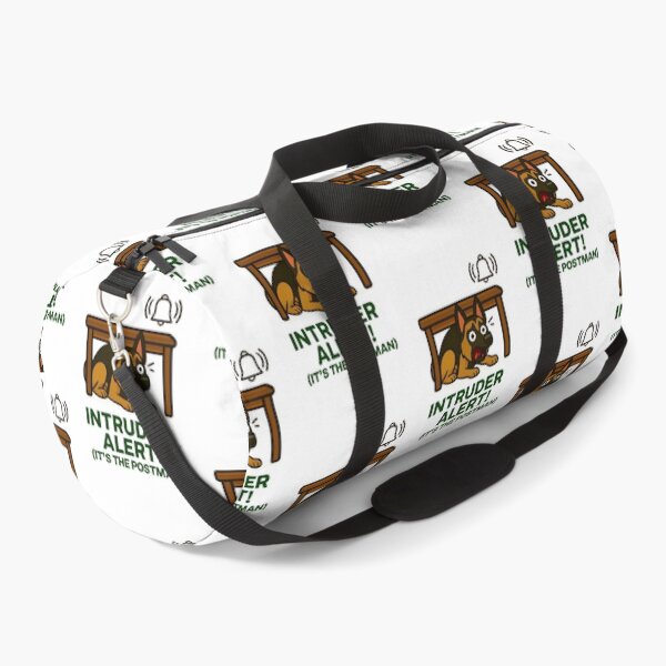 Item preview, Guard Dog Humour - Intruder Alert It's the Postman Funny Dog Design designed and sold by EdgyEdgeArt.
