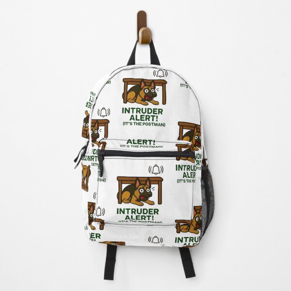 Item preview, Guard Dog Humour - Intruder Alert It's the Postman Funny Dog Design designed and sold by EdgyEdgeArt.