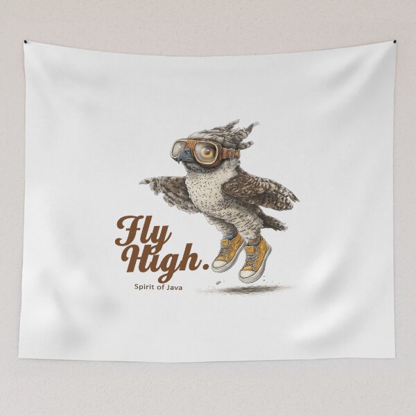 Item preview, Indonesia Local Animal - Elang Jawa Fly High - Spirit of Java Aviator designed and sold by hamishby.
