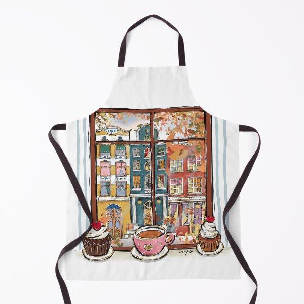 Item preview, Fall City Street Coffee Shop View designed and sold by KaramfilaS.