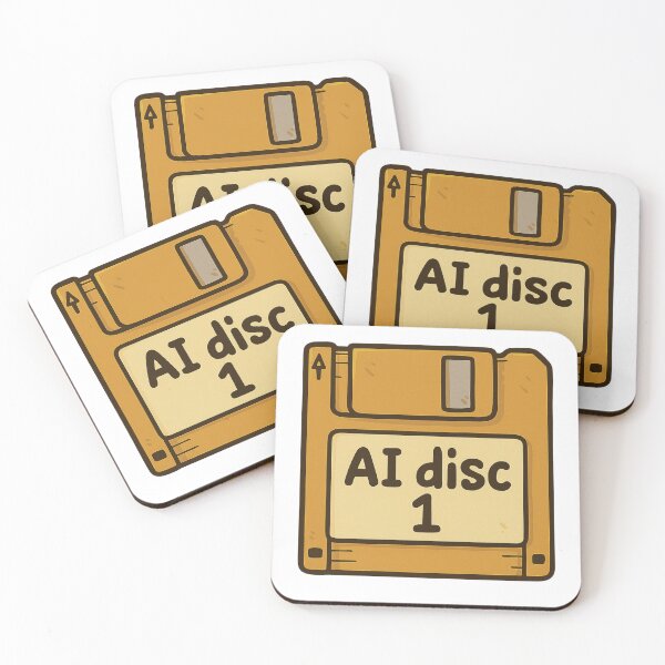 Item preview, AI Disc 1 – Retro Cartoon Floppy designed and sold by MapHappens.