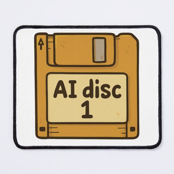 Item preview, AI Disc 1 – Retro Cartoon Floppy designed and sold by MapHappens.