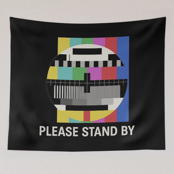 Item preview, PLEASE STAND BY – Retro TV Test Screen designed and sold by Nuvijo.