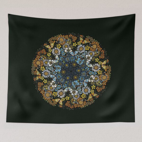 Item preview, Aroace Mandala with Butterflies designed and sold by Art by Veya.