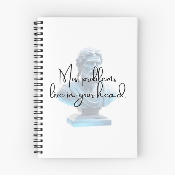 Item preview, Most Problems live in your Head by Stoic Philosopher Epictetus  designed and sold by LexaArtworks.