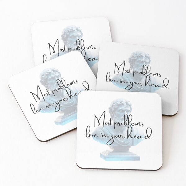 Item preview, Most Problems live in your Head by Stoic Philosopher Epictetus  designed and sold by LexaArtworks.