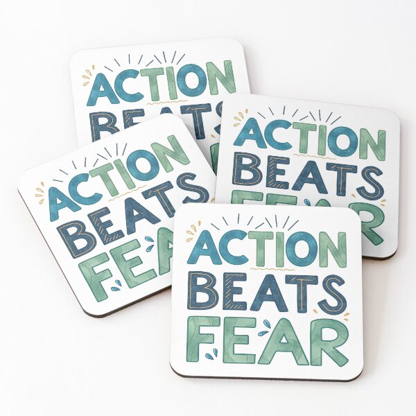 Item preview, Action beats fear designed and sold by nimmitrends.