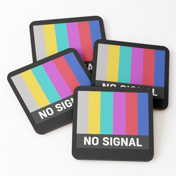 Item preview, NO SIGNAL – Color Bars Retro Aesthetic designed and sold by Nuvijo.