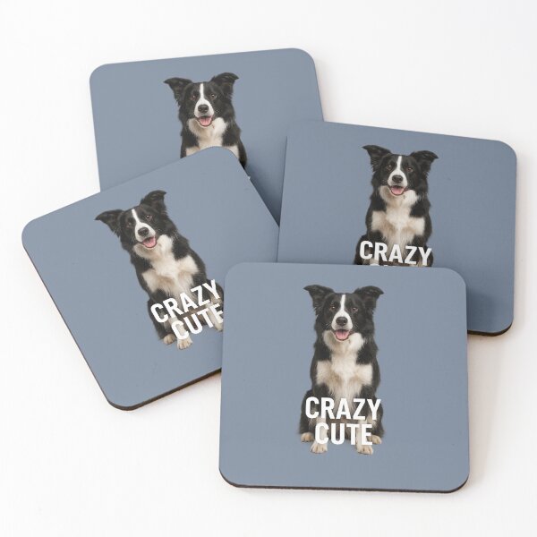Item preview, Crazy Cute – Photorealistic Border Collie Design designed and sold by © Zenscape Studio 2025.