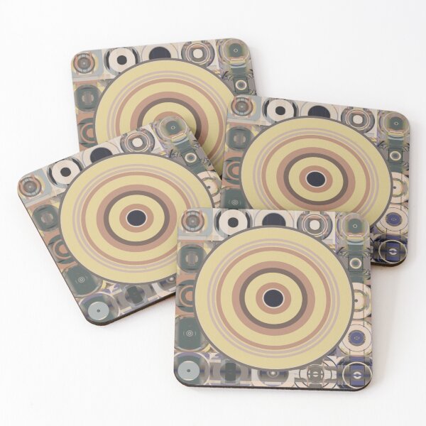 Item preview,  Retro 1970s Disc Feature Art by Jenny Meehan 2 designed and sold by Jenny Meehan Art Prints and Patterns  .