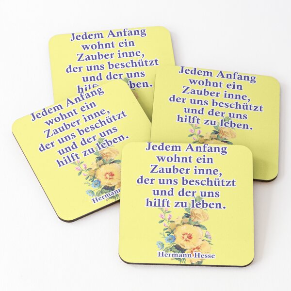 Item preview, There is magic in every beginning, Hermann Hesse designed and sold by Mauswohn.